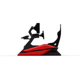 Res-Tech GT PC Support Integrated bevestiging Zwart