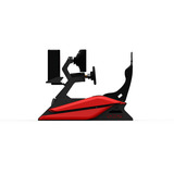 Res-Tech GT PC Support Integrated bevestiging Zwart