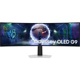 Samsung Odyssey OLED G9 G93SD 49" Curved UltraWide gaming monitor Zilver, 1x DisplayPort, 1x HDMI, 1x Micro HDMI, 3x USB-C, 240 Hz