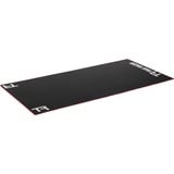 Trak Racer Premium Neoprene Sim Rig floor mat beschermingsmat Zwart/rood