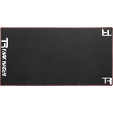 Trak Racer Premium Neoprene Sim Rig floor mat beschermingsmat Zwart/rood