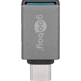goobay USB-C naar USB-A Adapter Grijs