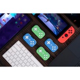 8BitDo Micro Bluetooth gamepad Blauw, Nintendo Switch, Android, Raspberry Pi