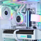 ALTERNATE Pure Lian Li White R7-5090 gaming pc Wit | Ryzen 7 9850X3D | RTX 5090 | 64 GB | 4 TB SSD