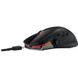 ASUS ROG Chakram X Origin gaming muis Zwart, 100 - 36,000 dpi, USB 2.0, Bluetooth, 2,4 GHz, RGB leds