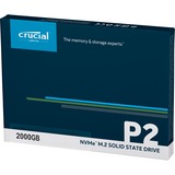 Crucial P2 2 TB SSD CT2000P2SSD8, PCIe 3.0 x4, NVMe, M.2 2280