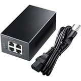 Cudy 2-Channel Gigabit PoE+ Injector poe-injector Zwart, POE220, 30W