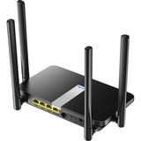 Cudy AC1200 Wi-Fi Mesh 4G LTE Cat4 Router Zwart, Cudy Mesh, Cudy App, nano SIM-slot