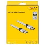 DeLOCK Ultra High Speed HDMI kabel Zilver, 3 meter, 8K 60Hz, 48 Gbps