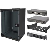 Digitus 25,4 cm (10") Set 2 B 9HE server rack Zwart