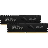 Kingston FURY Beast 16 GB DDR4-3200 (2x 8 GB) werkgeheugen Zwart, KF432C16BBK2/16, XMP 2.0