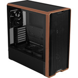 Lian Li LANCOOL 217 midi tower behuizing Zwart/houtkleur | 2x USB-A | 1x USB-C | Tempered Glass