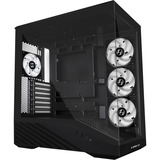 Lian Li Vector V100 midi tower behuizing Zwart | 2x USB-A | 1x USB-C | RGB | Tempered Glass