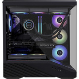 Lian Li Vector V100 midi tower behuizing Zwart | 2x USB-A | 1x USB-C | RGB | Tempered Glass