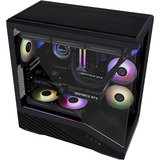 Lian Li Vector V100 midi tower behuizing Zwart | 2x USB-A | 1x USB-C | RGB | Tempered Glass