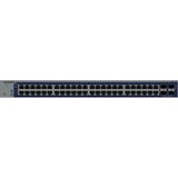 Netgear 48-poorts Gigabit Smart switch met 4 SFP+ poorten Grijs, 10 Gb, Insight cloudbeheer