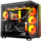 be quiet! Light Loop IO LCD 360 waterkoeling Zwart, 4-pin PWM fan-connector