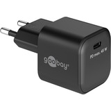 goobay 45W GaN USB-C PD Nano Multiport snellader Zwart, 1x USB-C