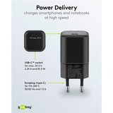goobay 45W GaN USB-C PD Nano Multiport snellader Zwart, 1x USB-C