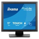 iiyama ProLite T1731SR-B2S 17" touchscreen monitor Zwart, VGA, HDMI, DisplayPort, Audio, Touch