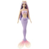 Barbie Dreamtopia - Zeemeerminpop - Lila haar en een paarse staart 