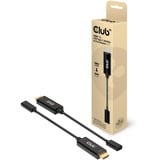 Club 3D HDMI naar USB-C adapter Zwart