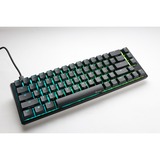 Ducky One 3 Classic SF, toetsenbord Zwart/wit, US lay-out, Cherry MX Blue, RGB led, Double-shot PBT, Hot-swappable, QUACK Mechanics, 65%