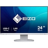 EIZO FlexScan EV2490-WT 24" monitor Wit, HDMI, DisplayPort, 3x USB-A 3.2 (5 Gbit/s), USB-B, 2x USB-C, RJ-45