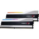 G.Skill 48 GB DDR5-8000 Kit werkgeheugen Zilver, F5-8000J4048F24GX2-TZ5RS, Trident Z5 RGB, XMP