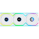 Lian Li UNI FAN SL120 LCD Wireless Reverse Blade RGB case fans Wit, 3 stuks, 120 x 124.5 x 28 mm, PWM