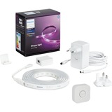 Philips HUE White and Color Ambiance LightStrip Plus Basispakket V4 + Bridge ledstrip 2 m, 2000K - 6500K, Dimbaar