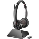 Plantronics PLAN Savi 8220 UC ANC USB-A bin headset Zwart