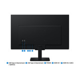 SAMSUNG Smart Monitor M5 M50F 27"  Zwart, 2x HDMI, USB-A, Wi-Fi 5, BT