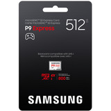Samsung P9 Express 512 GB microSDXC Express geheugenkaart Wit, Class 3 (U3), UHS-I U3, V30, A1