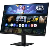 Samsung Smart Monitor M5 M50F 27"  Zwart, 2x HDMI, USB-A, Wi-Fi 5, BT