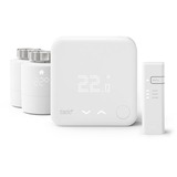 tado° Bedrade Slimme Thermostaat V3+ + 2 Slimme Radiatorknoppen Starterskit Wit