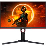 AOC Q27G3XMN/BK 27" gaming monitor Zwart/rood, 2x HDMI, 1x DisplayPort, 180 Hz