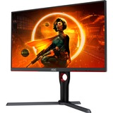 AOC Q27G3XMN/BK 27" gaming monitor Zwart/rood, 2x HDMI, 1x DisplayPort, 180 Hz