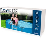 Bestway Flowclear zwembadladder 84cm Grijs