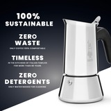 Bialetti Venus 1698 espressomachine Zilver, 2-kops