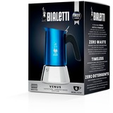 Bialetti Venus espressomachine Blauw/zilver, 6-kops
