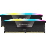 Corsair 32 GB DDR5-6000 Kit werkgeheugen Zwart, CMH32GX5M2E6000C36, Vengeance RGB, XMP