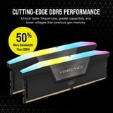 Corsair 32 GB DDR5-6000 Kit werkgeheugen Zwart, CMH32GX5M2E6000C36, Vengeance RGB, XMP