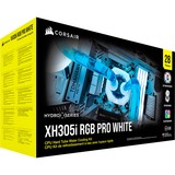 Corsair Hydro X-serie iCUE XH305i RGB PRO gecustomizede koelset waterkoeling Wit