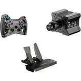 MOZA R9 V3 + KS + SR-P bundel Zwart, Basis, stuur en pedalen