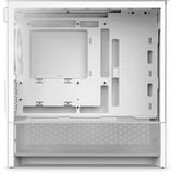 NZXT H3 Flow midi tower behuizing Wit (mat) | 1x USB-A | 1x USB-C | Tempered Glass