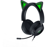 Razer Kraken Kitty V3 X Black over-ear gaming headset Zwart/groen