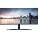 SAMSUNG LC34H890WGRXEN 34" Curved UltraWide Gaming Monitor Zilver, HDMI, DisplayPort, 2x USB-A 2.0, 2x USB-A 3.2 (5 Gbit/s), USB-C