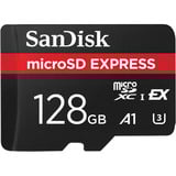 SanDisk microSD Express 128 GB geheugenkaart Zwart, Class 3 (U3)