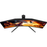 AOC CU34G4Z 34" Curved UltraWide gaming monitor Zwart (mat), 2x HDMI, DisplayPort, 2x USB-A, USB-B, 240 Hz